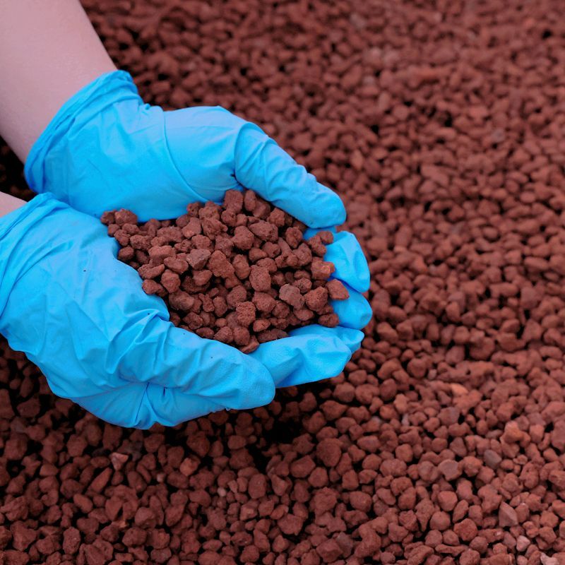 Fish Tank Filter Aquarium - 1 kg vulkanisches Gestein, Aquarium-Substrat, nährstoffreiche