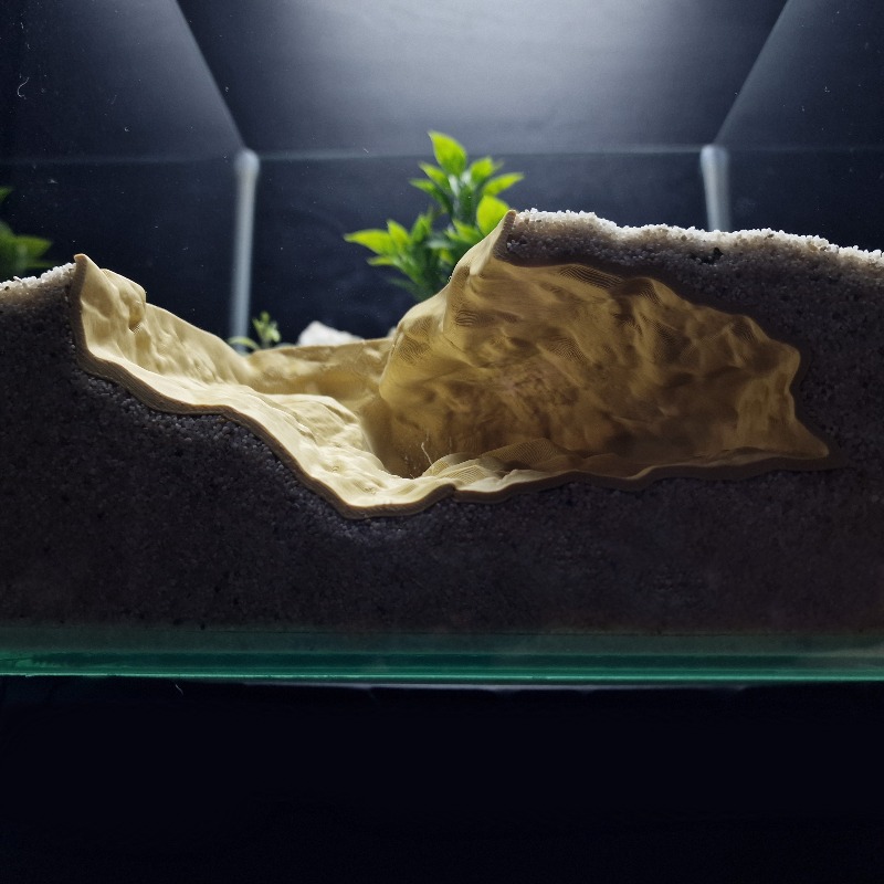 Aquarium Fish Hideout - 3D-gedrucktes High Sim Natural Rock Pet