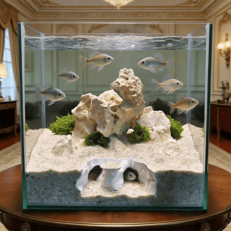 Aquarium Fish Hiding Places - Aquariumdekorationen können das Gefühl von Hierarchie