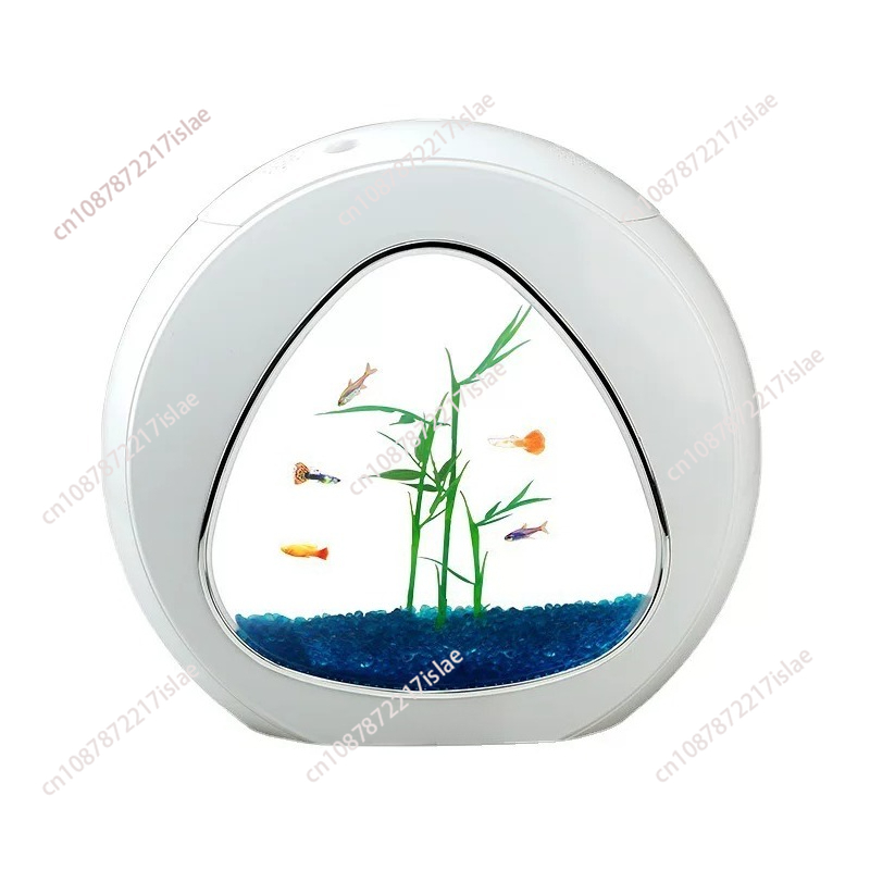 Aquarium Goldfish - Kleines Desktop-Acryl-Aquarium, Kreatives Ökologisches Zierbecken für