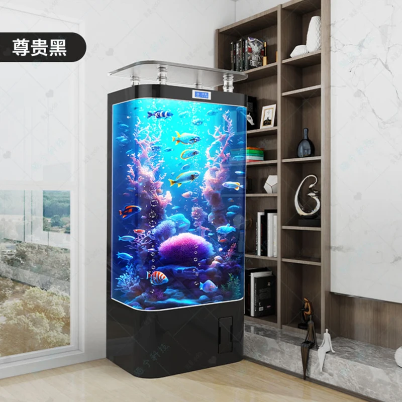 Aquarium Goldfish - Intelligenter Goldfisch-Tank, Wohnzimmer, mittlerer vertikaler Haushaltsfilter,