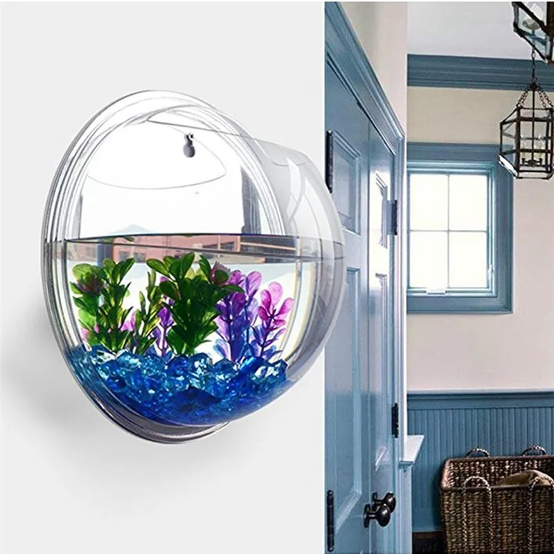 Aquarium Goldfish - Transparent acryl hängen wand aquarium, Anlage