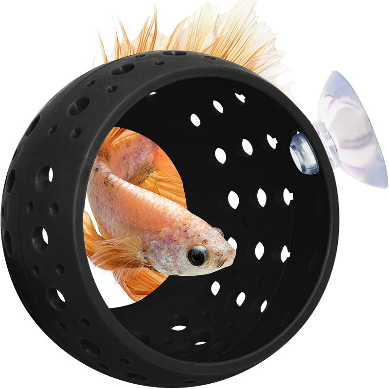Aquarium Fish Hideout - Betta Glühbirnen-Verstecktunnel Aquarium Fischversteck mit Saugnapf