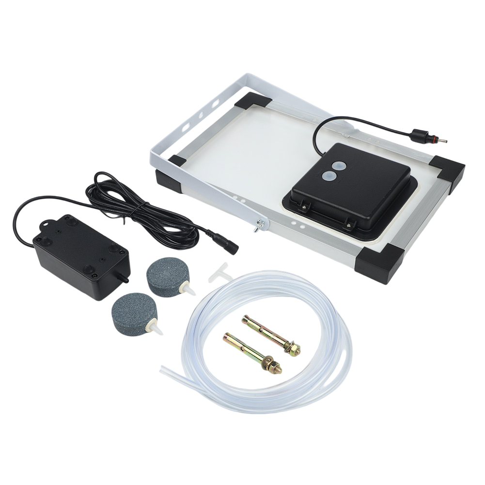 Aquarium Fish Pond - Solarbetriebener Teichbelüfter 5W Sauerstoffpumpe für Fischbecken