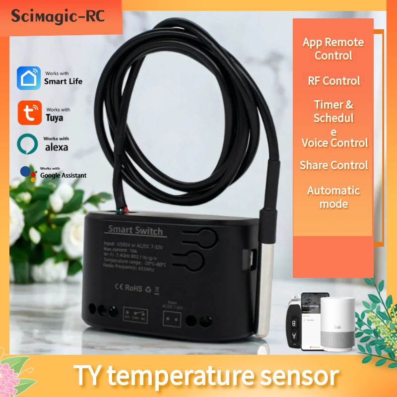 Aquarium Fish Bowl - Tuya WiFi Smart Temperatur Sensor Monitor