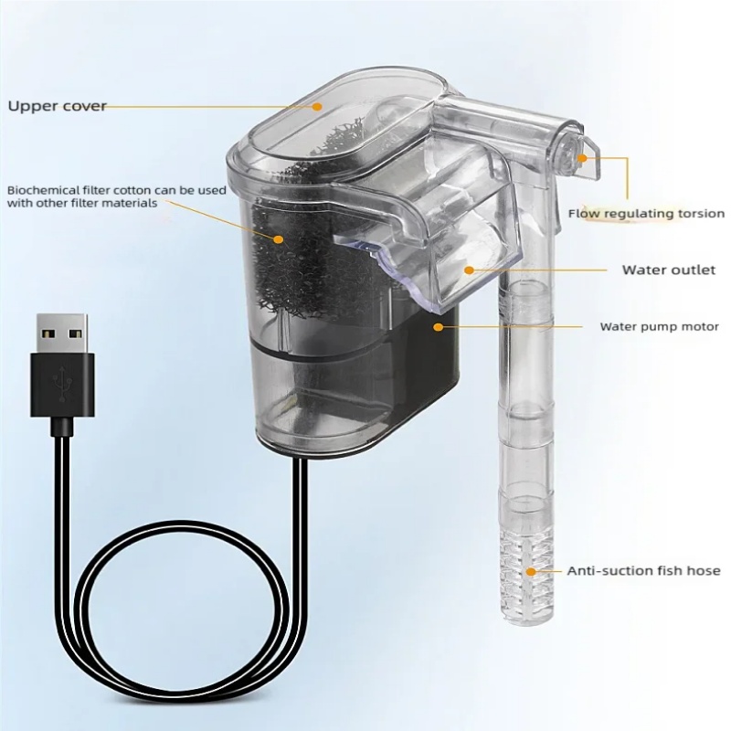 Mini-Hänge-USB-Filter für Aqua – Aquarium Xxl Bewertung und Preis