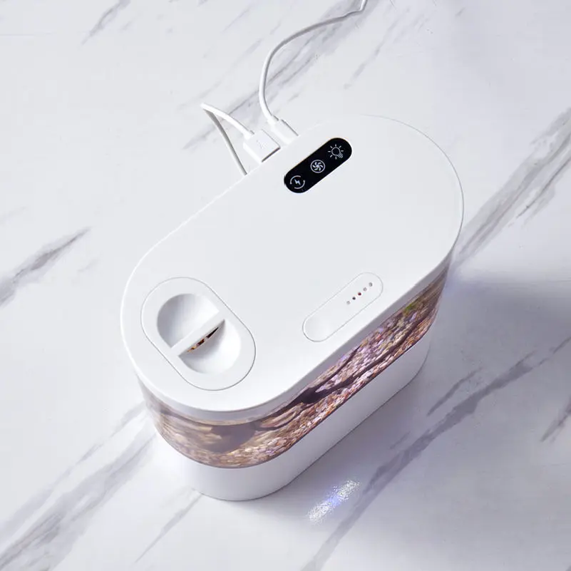 USB Mini-Desktop-Aquarium mit  – Aquarium Goldfish Bewertung und Preis