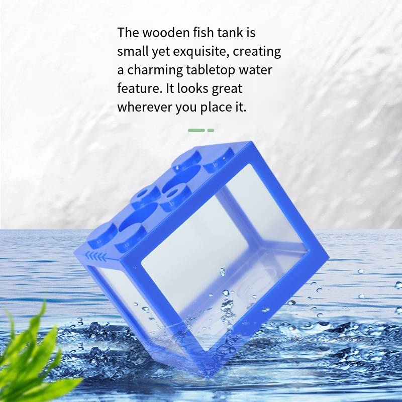 Neuartiges Blockförmiges Mini- – Aquarium Goldfish Bewertung und Preis