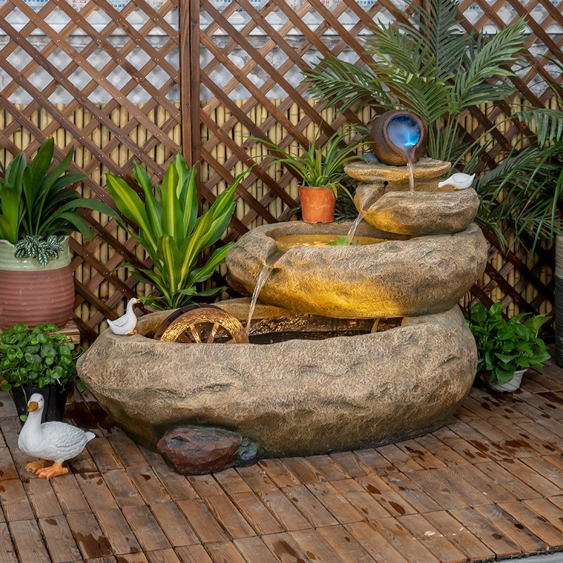 Outdoor-Balkon-Fischteich Hof- – Aquarium Fish Pond Bewertung und Preis