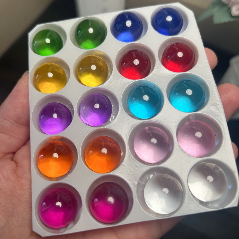 10/20 Stück einfarbige Glaskug – Aquarium Fish Bowl Bewertung und Preis