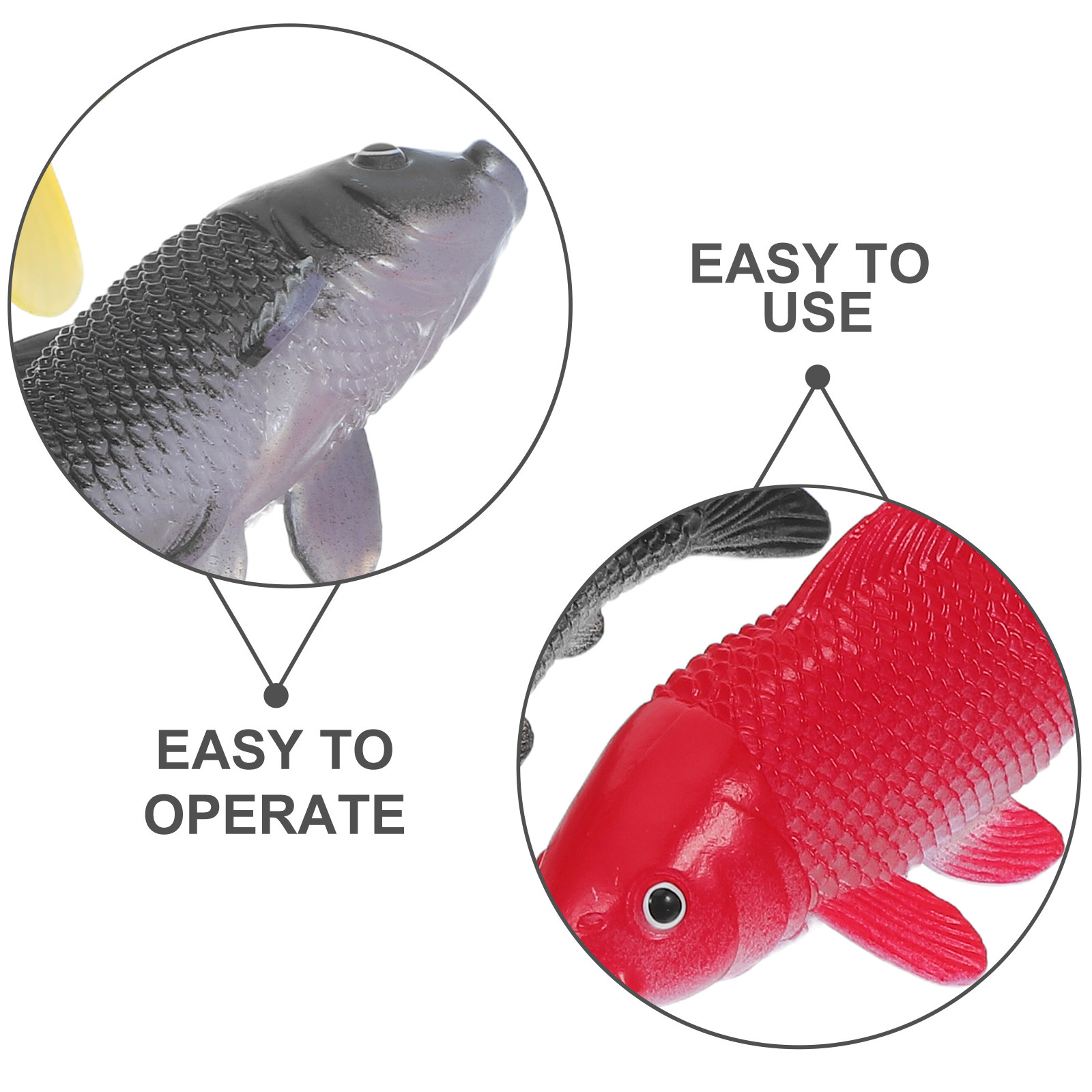 3-teiliges Fisch-Kunsthandwerk – Aquarium Goldfish Bewertung und Preis