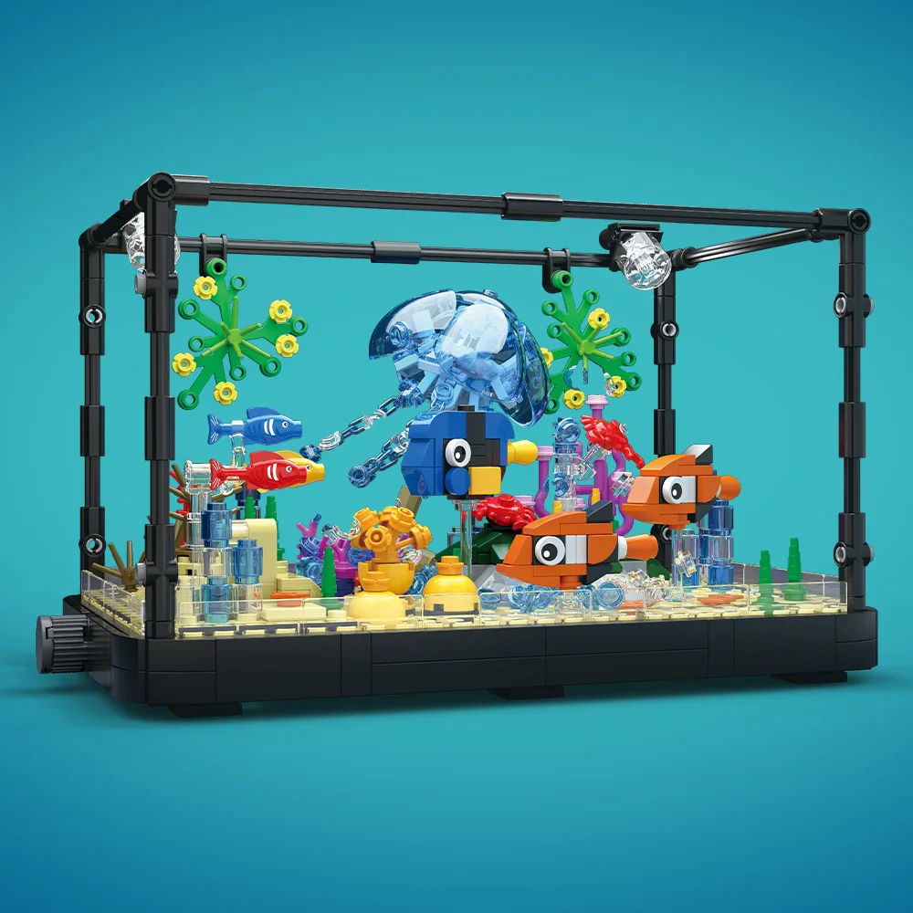 Aquarium-Baustein-Set mit Lich – Aquarium Fish Gallery Bewertung und Preis