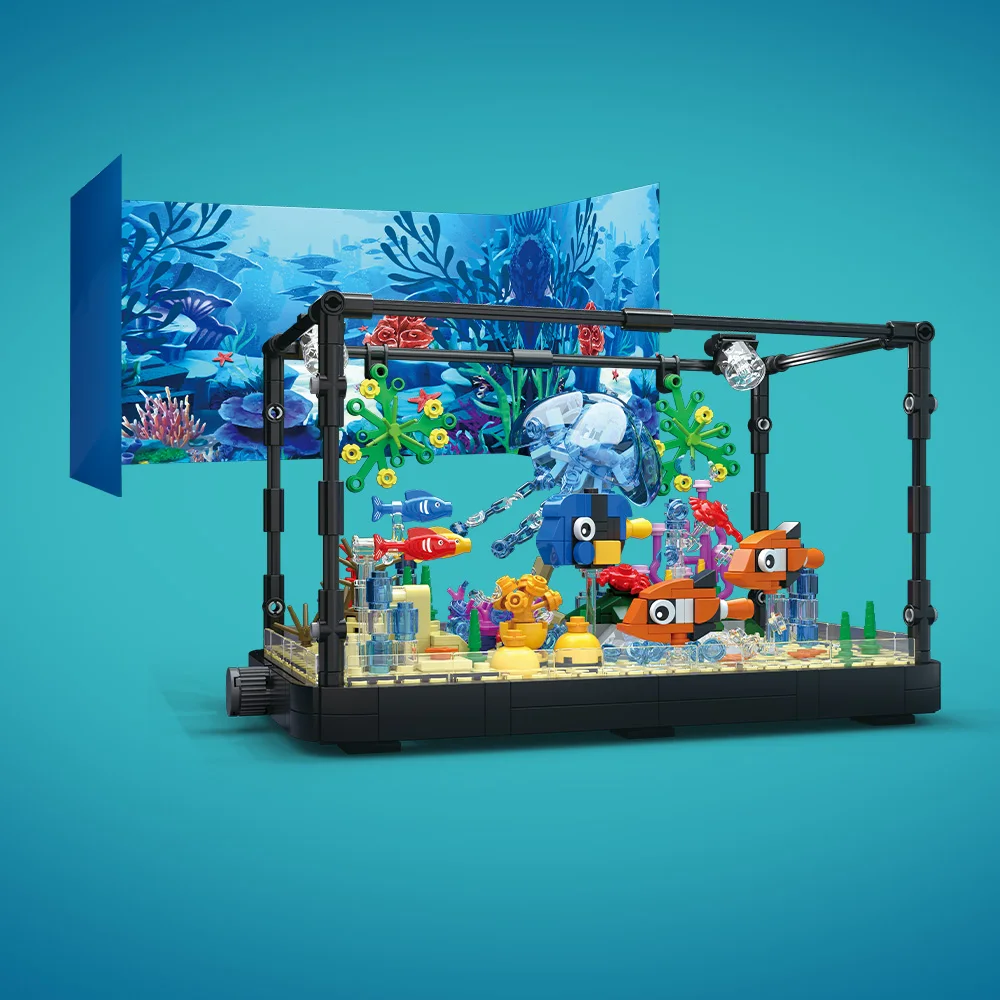 Aquarium-Baustein-Set mit Lich – Aquarium Fish Gallery Bewertung und Preis