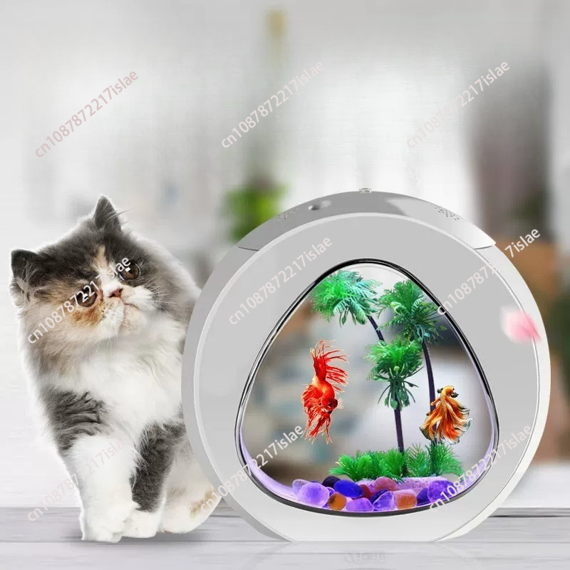 Kleines Desktop-Acryl-Aquarium – Aquarium Goldfish Bewertung und Preis