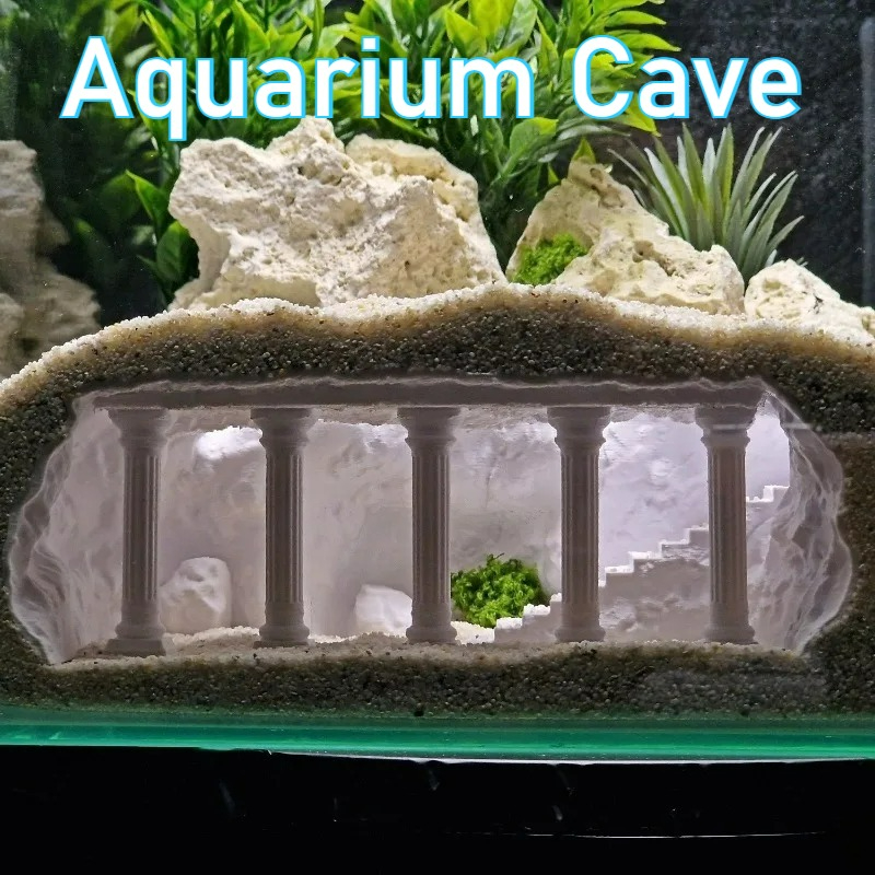 3D-Gedruckte Fischhöhle, Künst – Aquarium Fish Hideout Bewertung und Preis