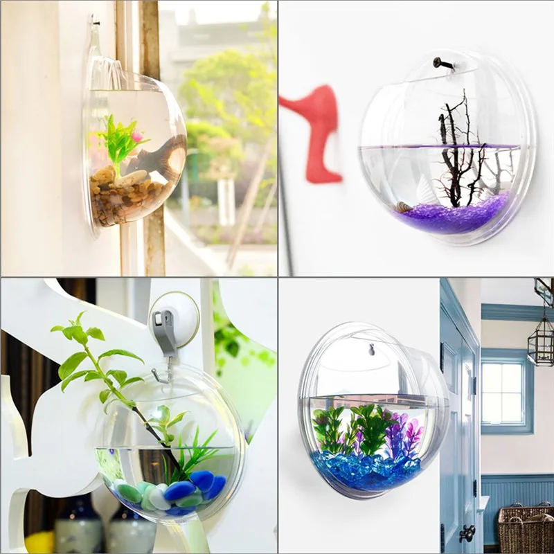 Transparent acryl hängen wand  – Aquarium Goldfish Bewertung und Preis