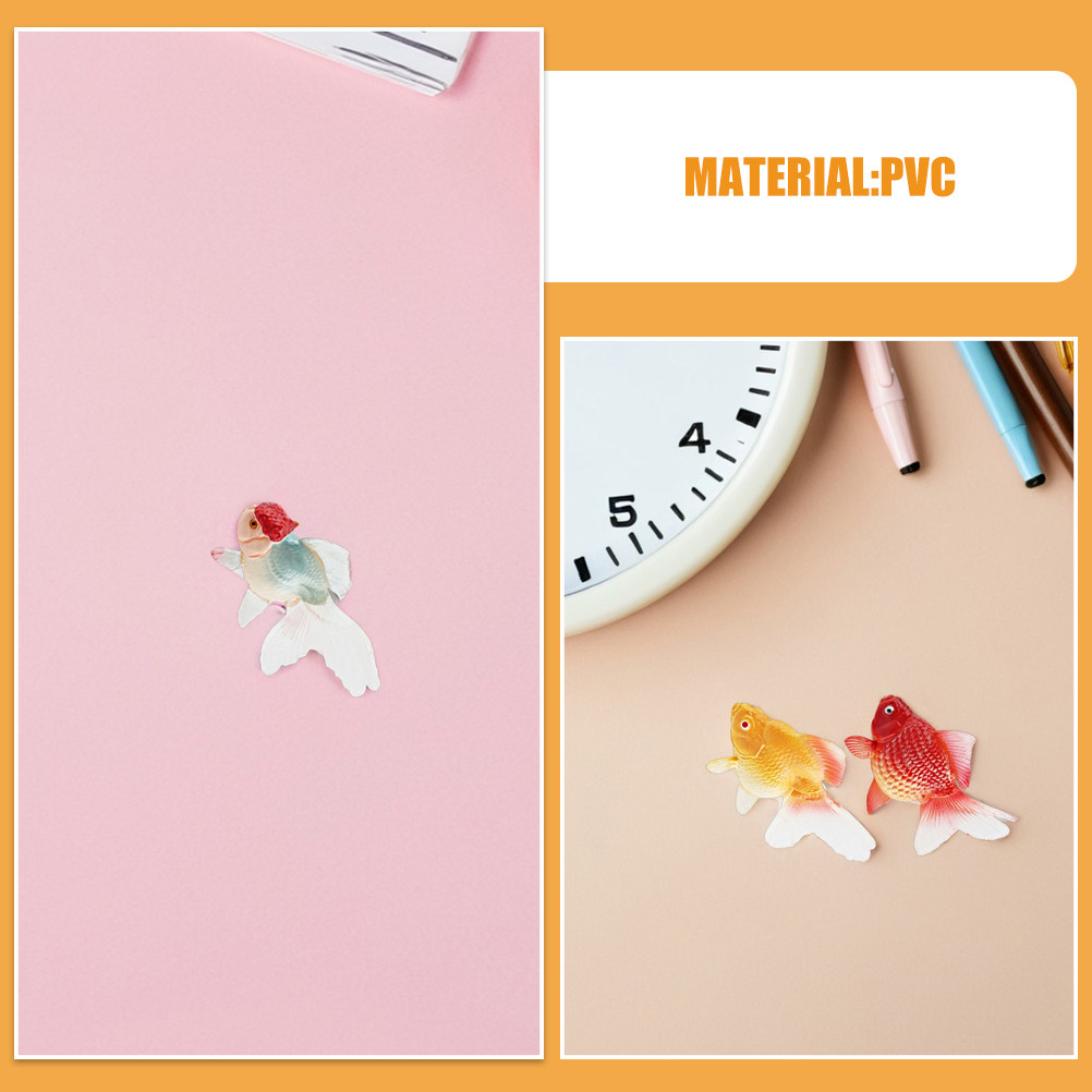 3 Stück realistische Miniatur- – Aquarium Goldfish Bewertung und Preis