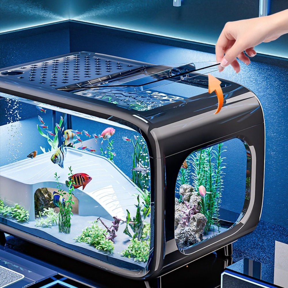 Transparente Luxus Aquarium La – Aquarium Goldfish Bewertung und Preis